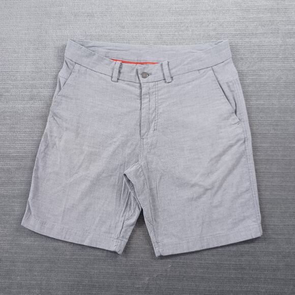 Lululemon The Works Shorts Men 32 Gray 9" Inseam Casual Stretch Lightweight Golf - Picture 1 of 9